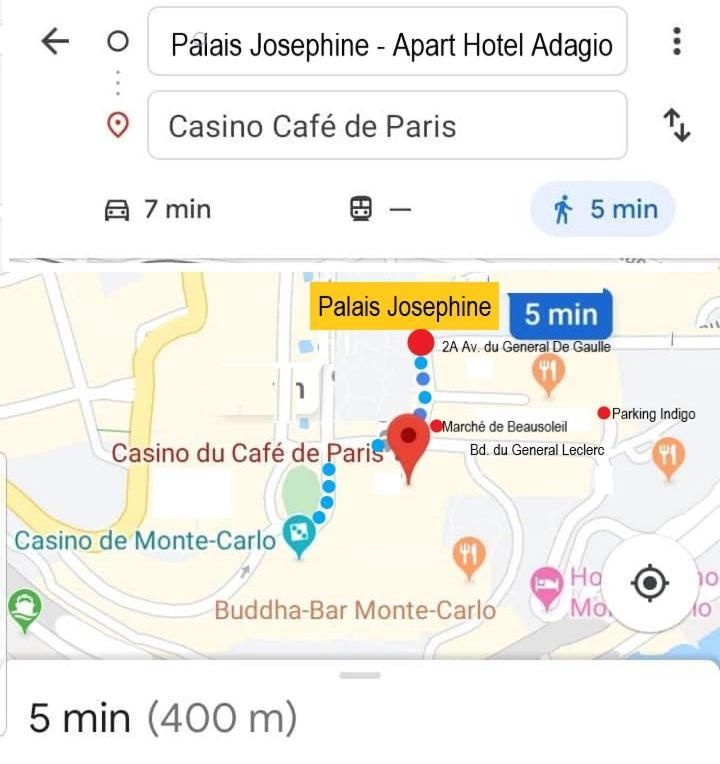 Monaco A 300M Du Casino - Grand Studio Avec Piscine Beausoleil Exteriör bild